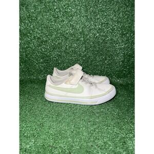 Nike Court Legacy Toddler Size 13.5C White Casual Shoes Slip On Walking Sneakers